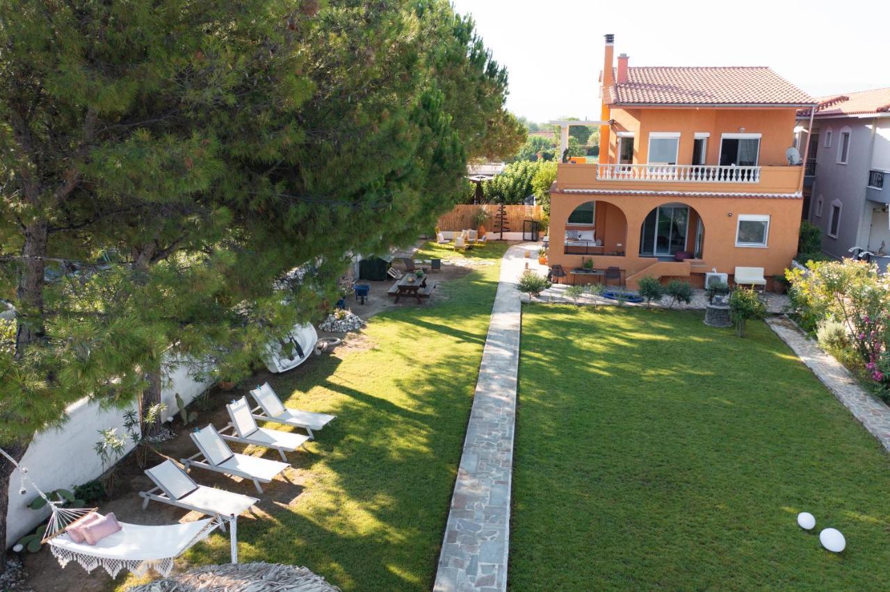 Pampas Seafront Villa, 6 Bedrooms, North Evvoia Kanatádhika Esterno foto