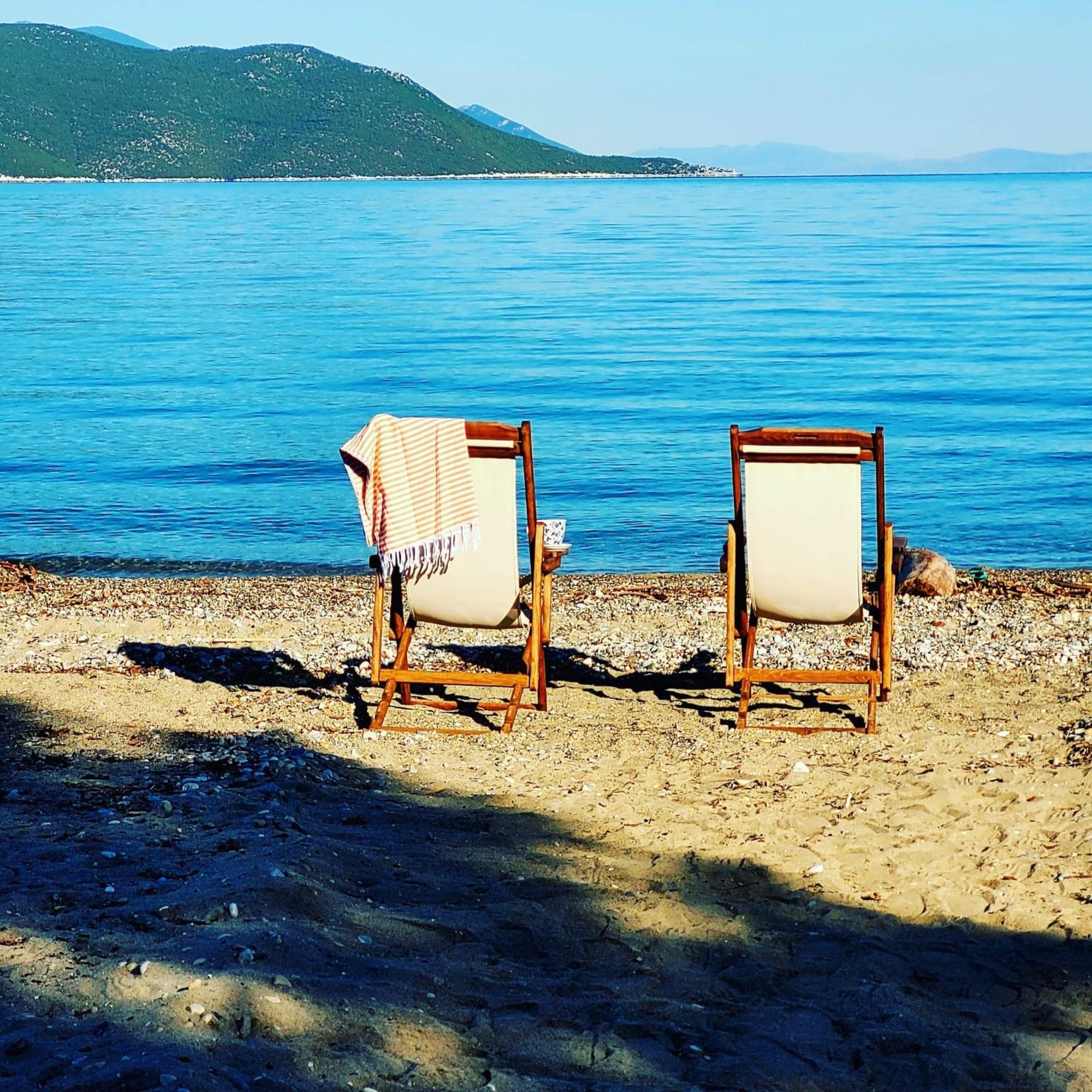 Pampas Seafront Villa, 6 Bedrooms, North Evvoia Kanatádhika Esterno foto